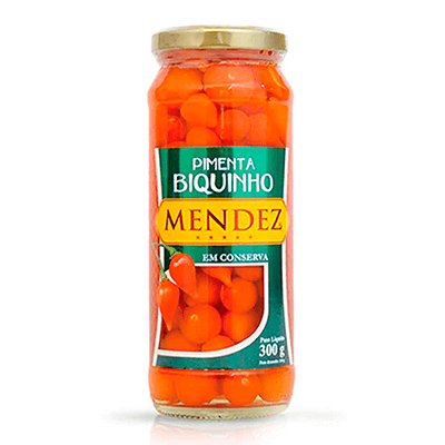 Conserva de Pimentas Biquinho Mendez - 300g